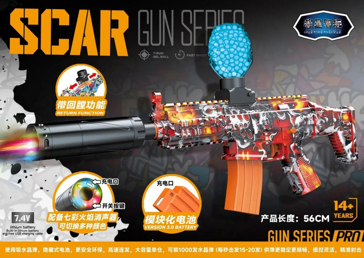 Igracka puska na vodene metkove Scar gun