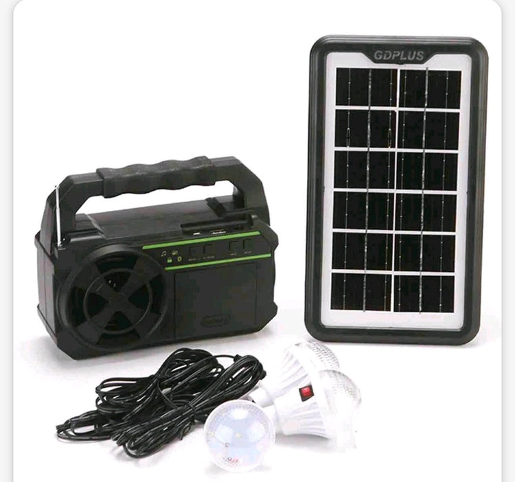 Solarni sistem sa radiom i 3 sijalice solarni panel
