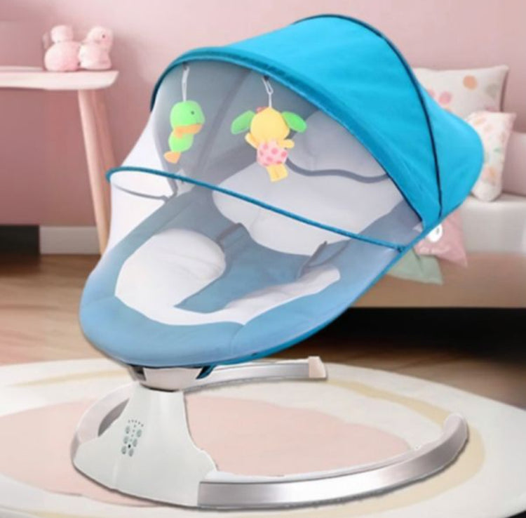 Njihalica za bebe ljuljaska elektricna plava BBA 668