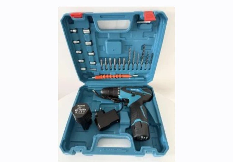 Makita Aku bušilica-šrafilica 12v i 2 baterije + Pribor