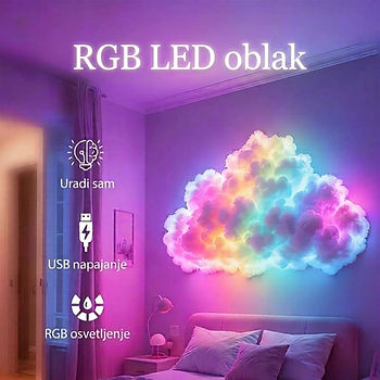 Led oblak osvetljenje za sobu dekorativno