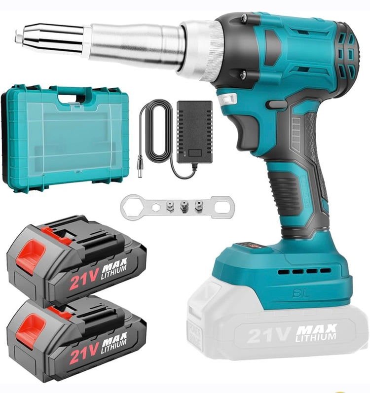 Aku pistolj za pop nitne Makita 2 baterije 128V