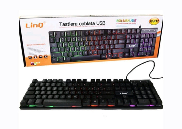 Tastatura RGB zicana IT-K12 gejmerska
