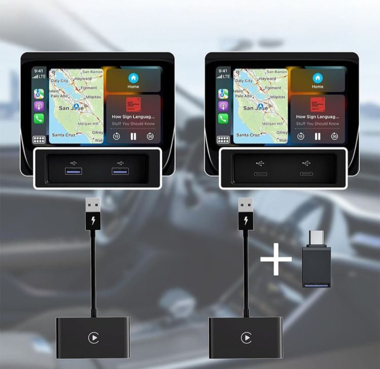 Bezicni adapter CARPLAY za auto