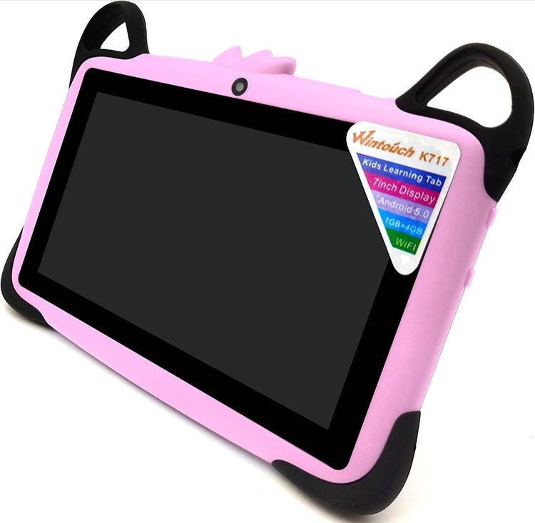 Deciji tablet K-717  sa gumenom maskom roze