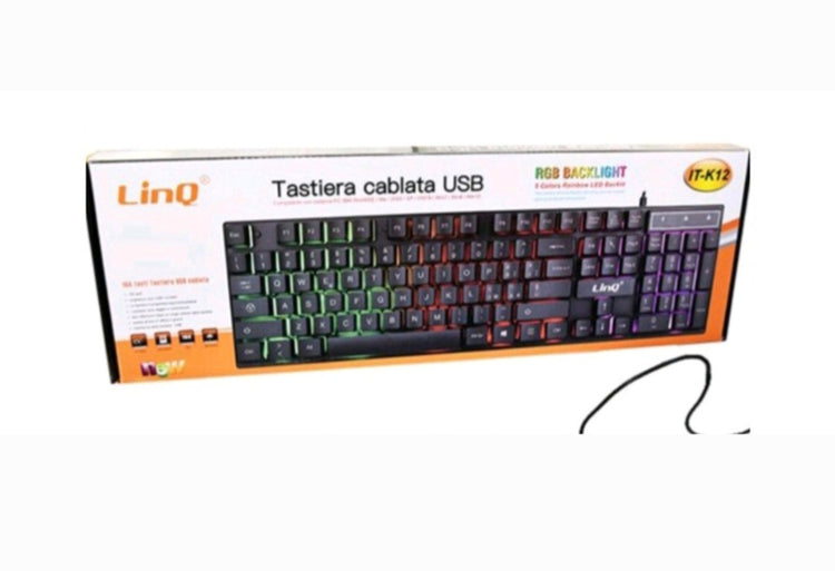 Tastatura RGB zicana IT-K12 gejmerska