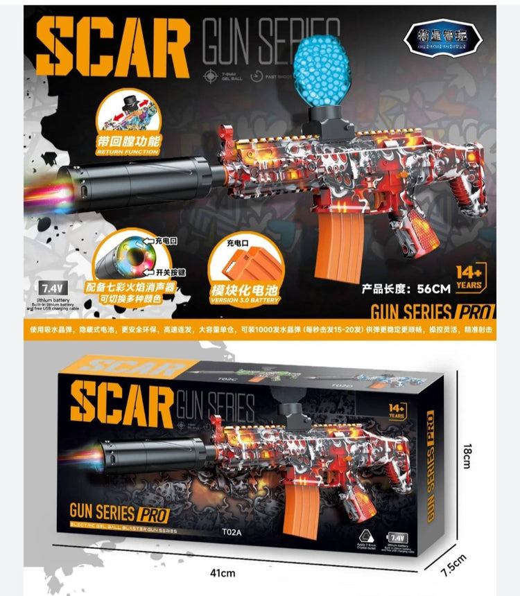Igracka puska na vodene metkove Scar gun